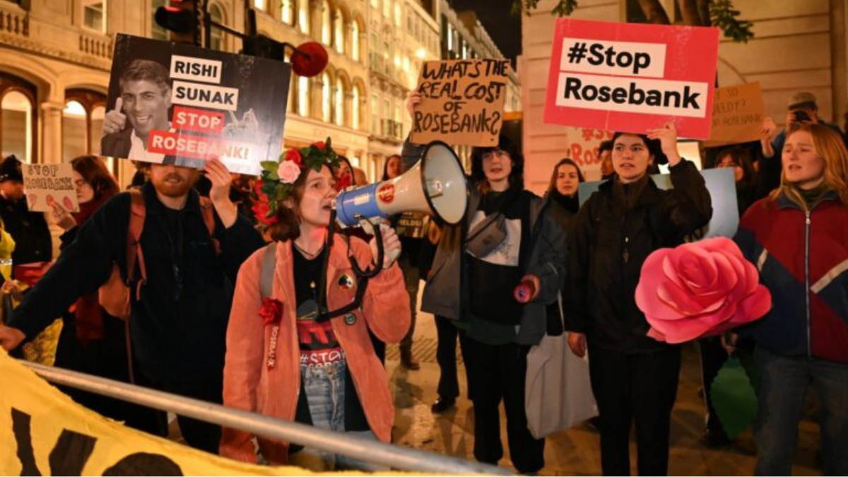 Greta Thunberg Takes Protest Sunak Fossil Fuel Plans