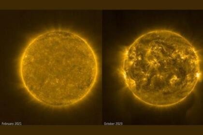 ESA Captures Tumultuous Transformation of Sun Approaching Solar Max